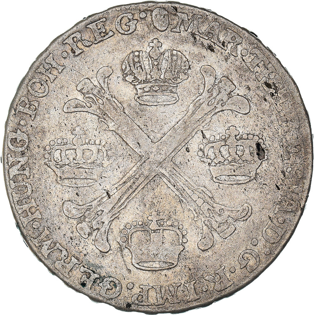 Munten, NEDERLANDS OOSTENRIJK, Maria Theresa, 1/2 Kronenthaler, 1764, Bruxelles