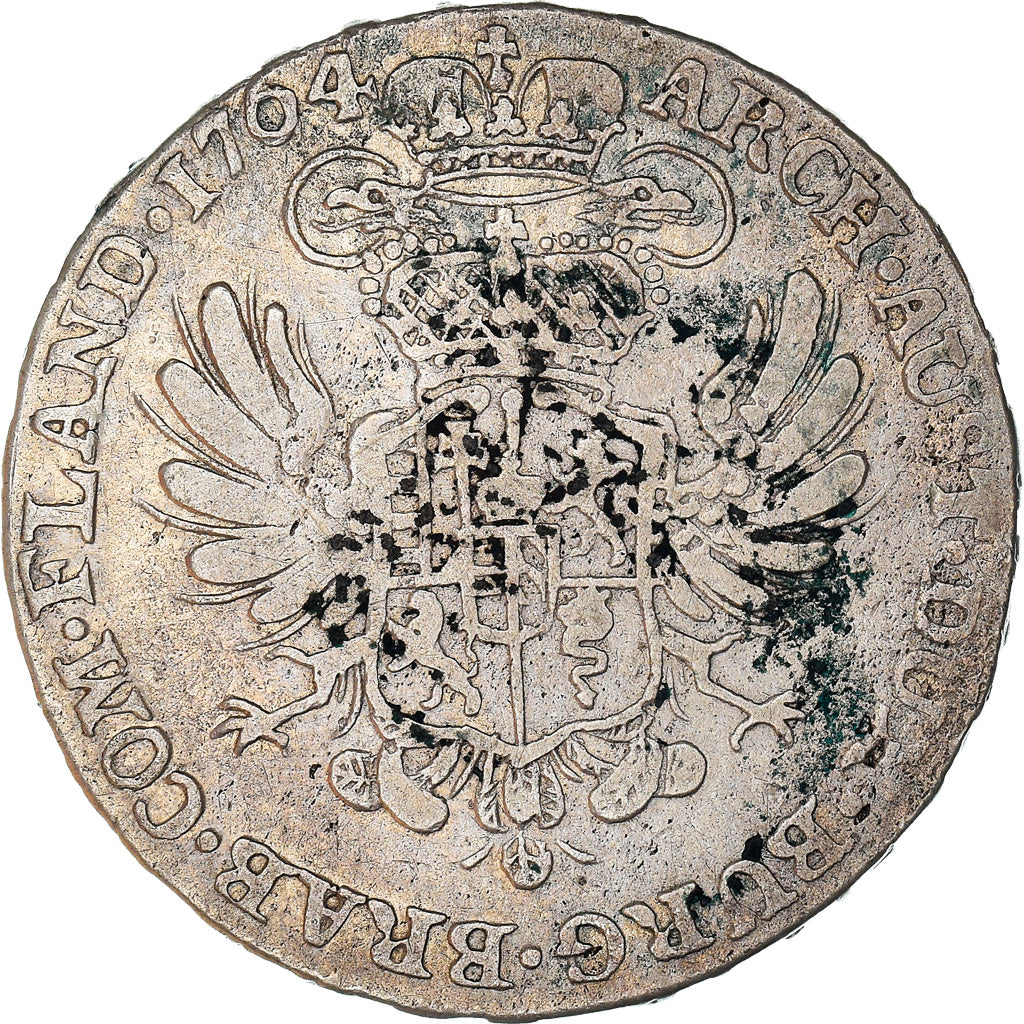 Munten, NEDERLANDS OOSTENRIJK, Maria Theresa, 1/2 Kronenthaler, 1764, Bruxelles