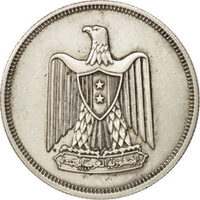 Egypt, 10 Piastres, 1960, EF(40-45), Silver, KM:398