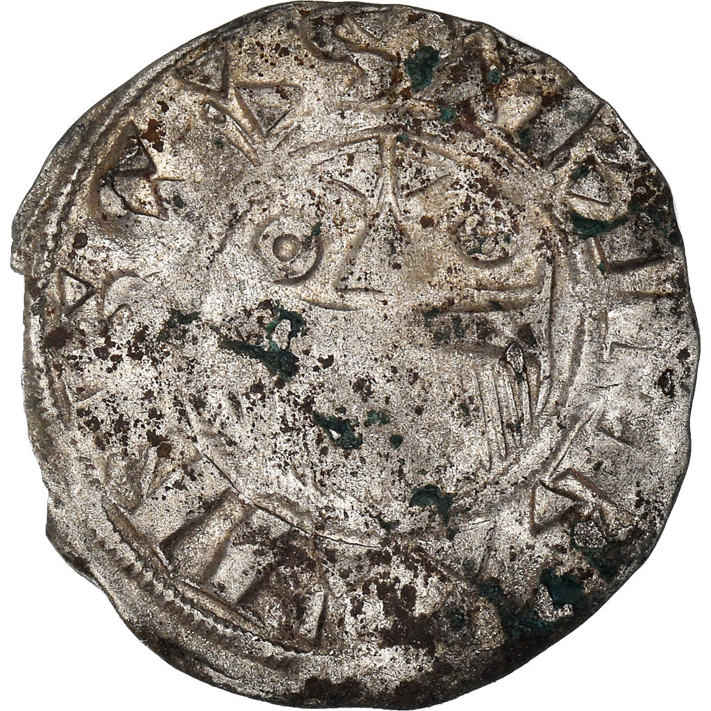 Monnaie, France, Champagne, Thibaut II, Denier, Provins, TB, Argent