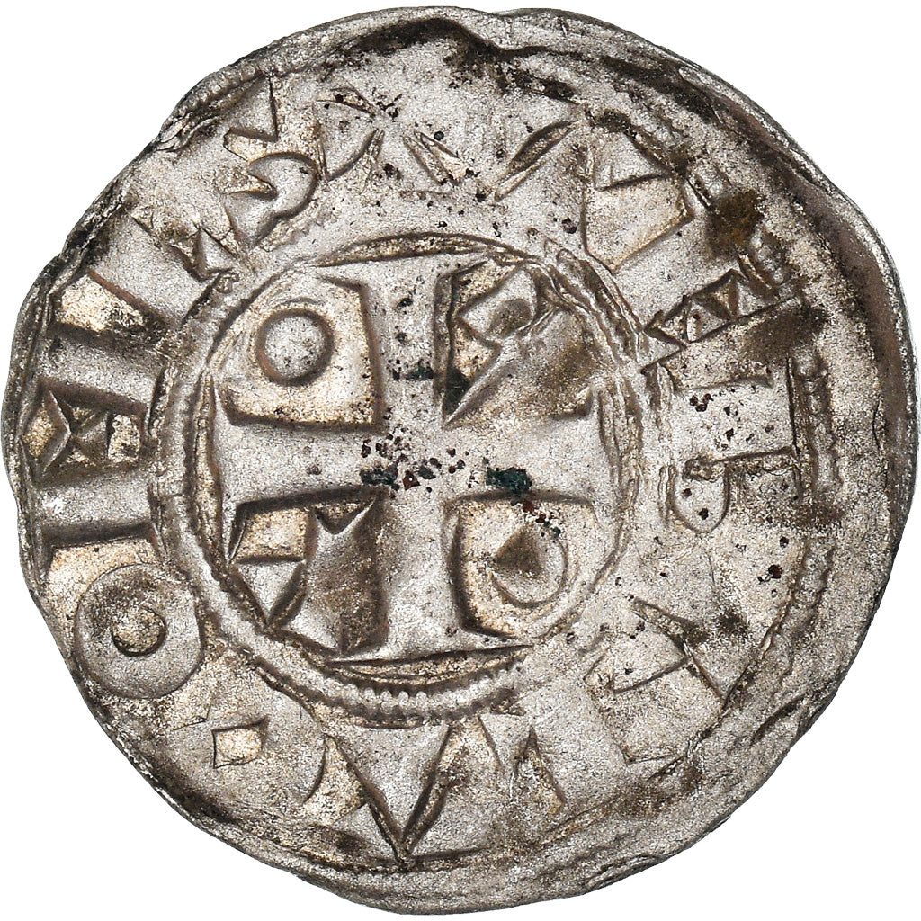 Coin, France, Champagne, Thibaut II, Denarius, Provins, EF(40-45), Silver