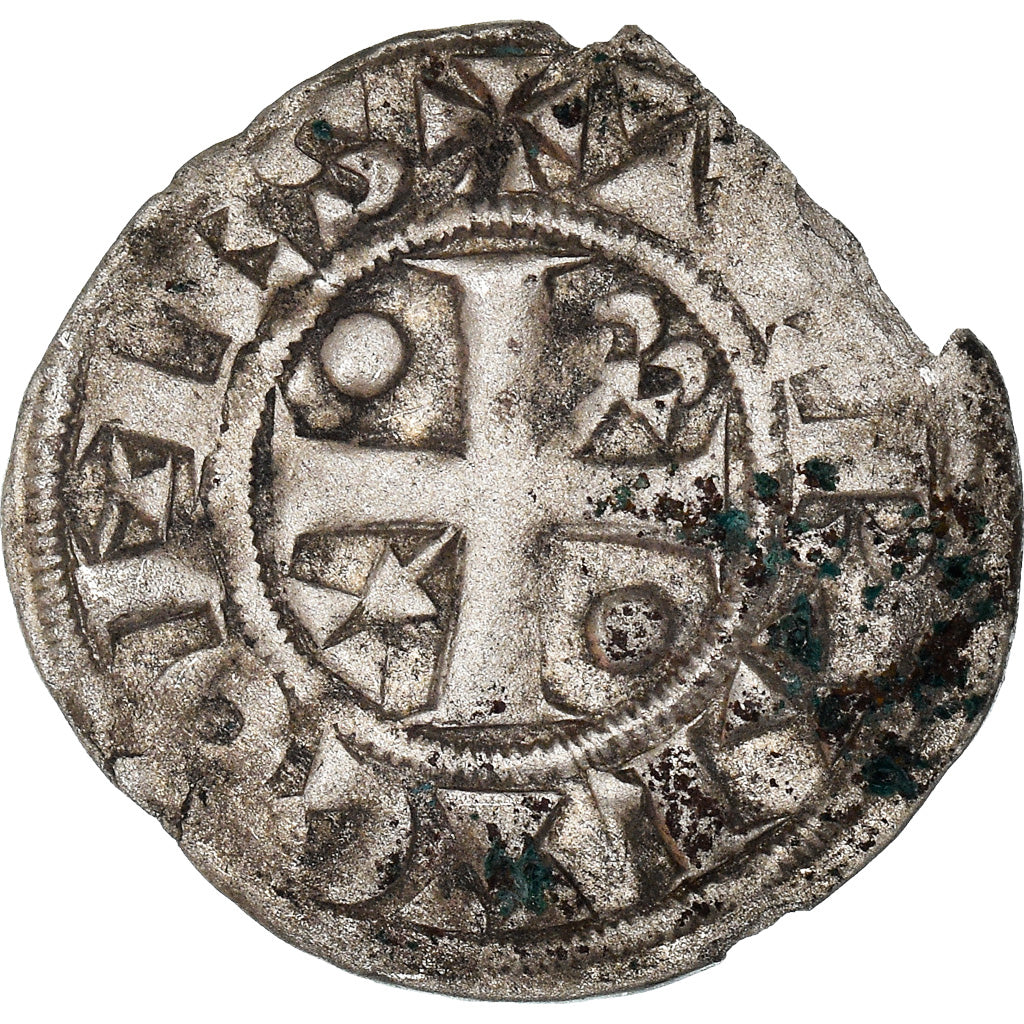 Coin, France, Champagne, Thibaut II, Denarius, Provins, VF(30-35), Silver