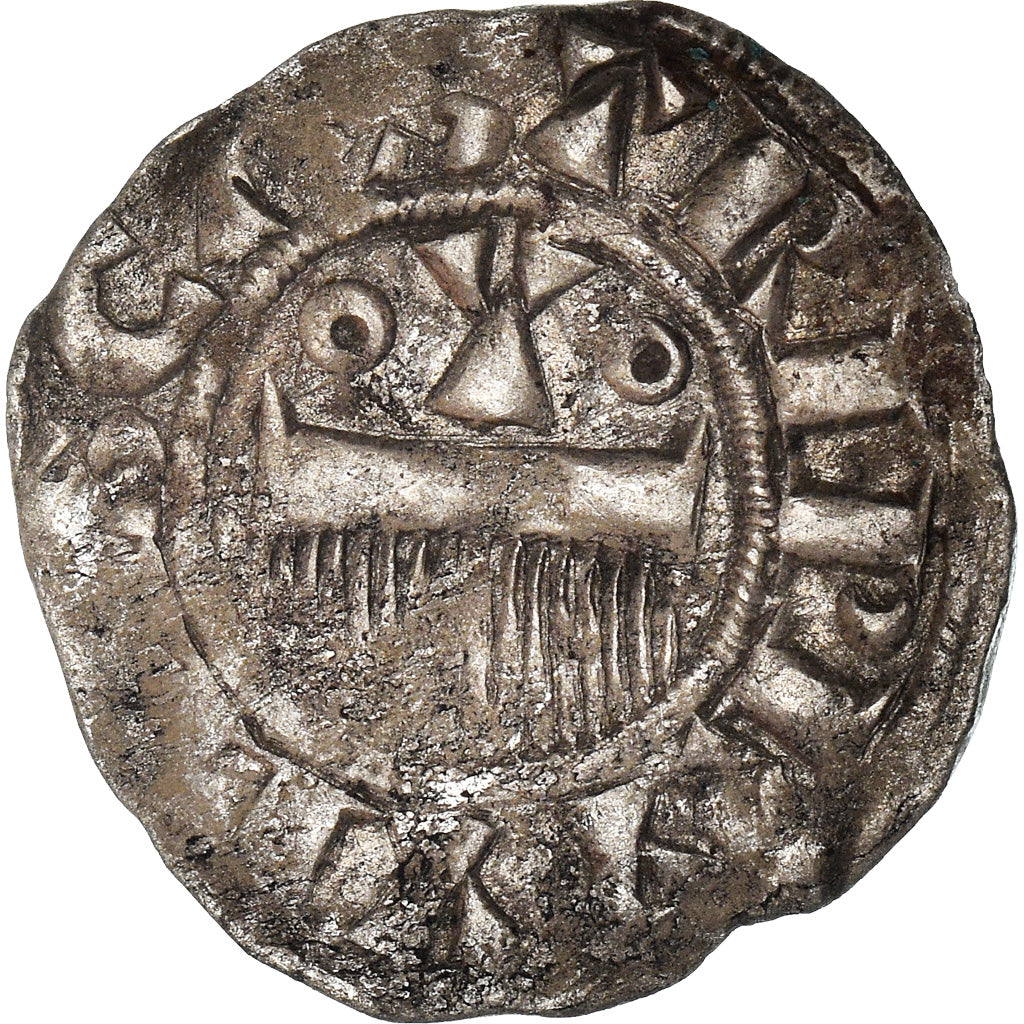 Coin, France, Champagne, Thibaut II, Denarius, Provins, EF(40-45), Silver