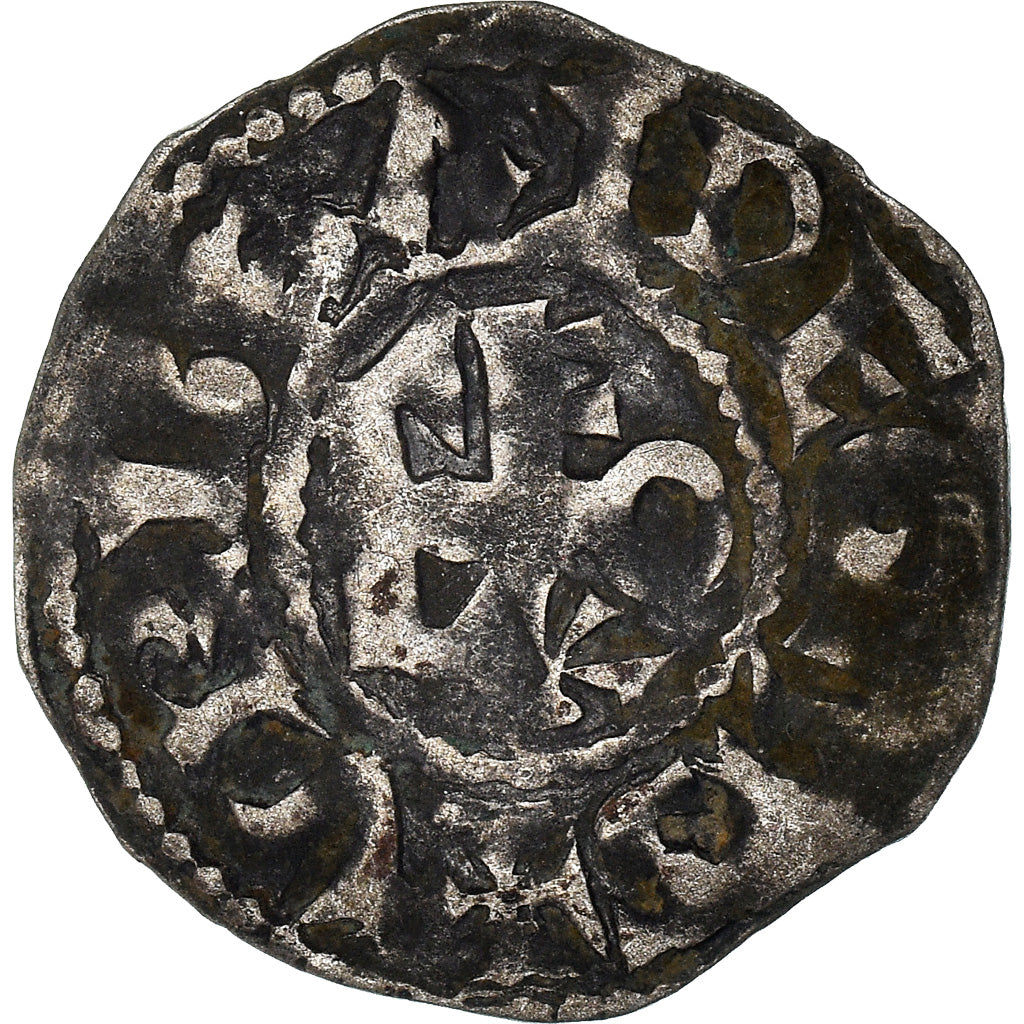 Coin, France, Anjou, Foulques V, Denarius, Angers, F(12-15), Silver, Boudeau:153