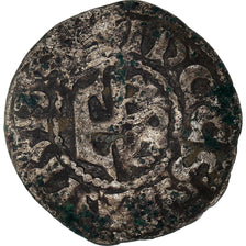 Moneta, Francja, Anjou, Foulques V, Denarius, Angers, F(12-15), Srebro