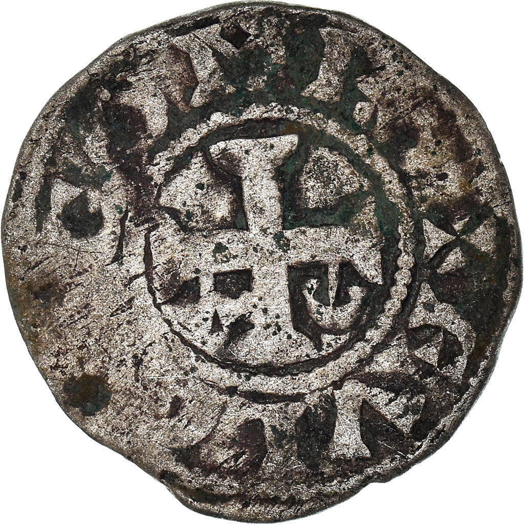 Coin, France, Anjou, Foulques V, Denarius, Angers, F(12-15), Silver, Boudeau:153