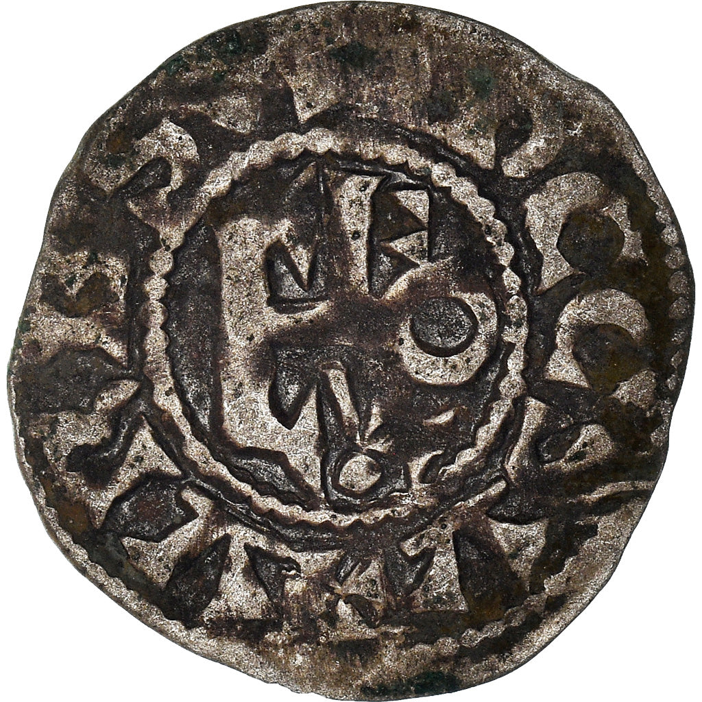 Coin, France, Anjou, Foulques V, Denarius, Angers, VF(20-25), Silver