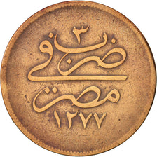 Egitto, Abdul Aziz, 20 Para, 1862, MB+, Bronzo, KM:244