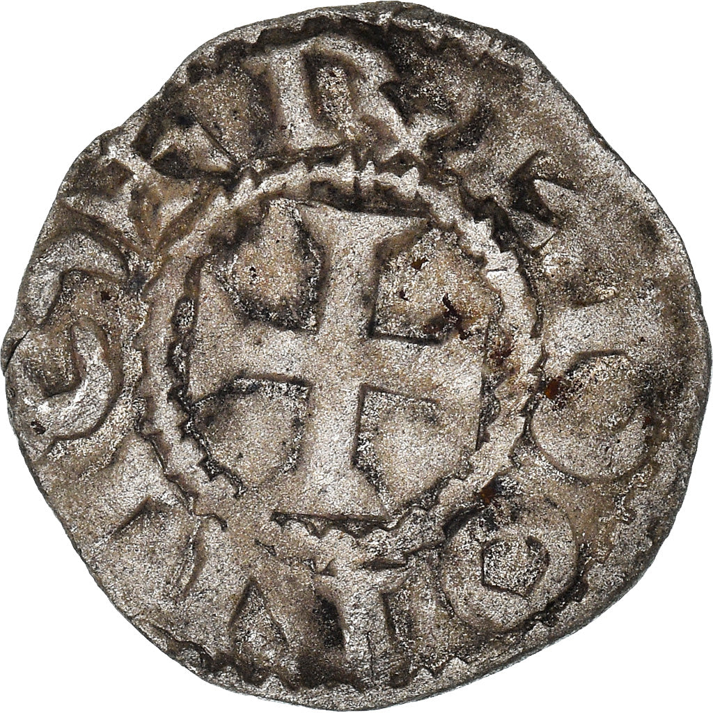 Coin, France, Bretagne, Conan III, Denarius, Rennes, VF(30-35), Silver