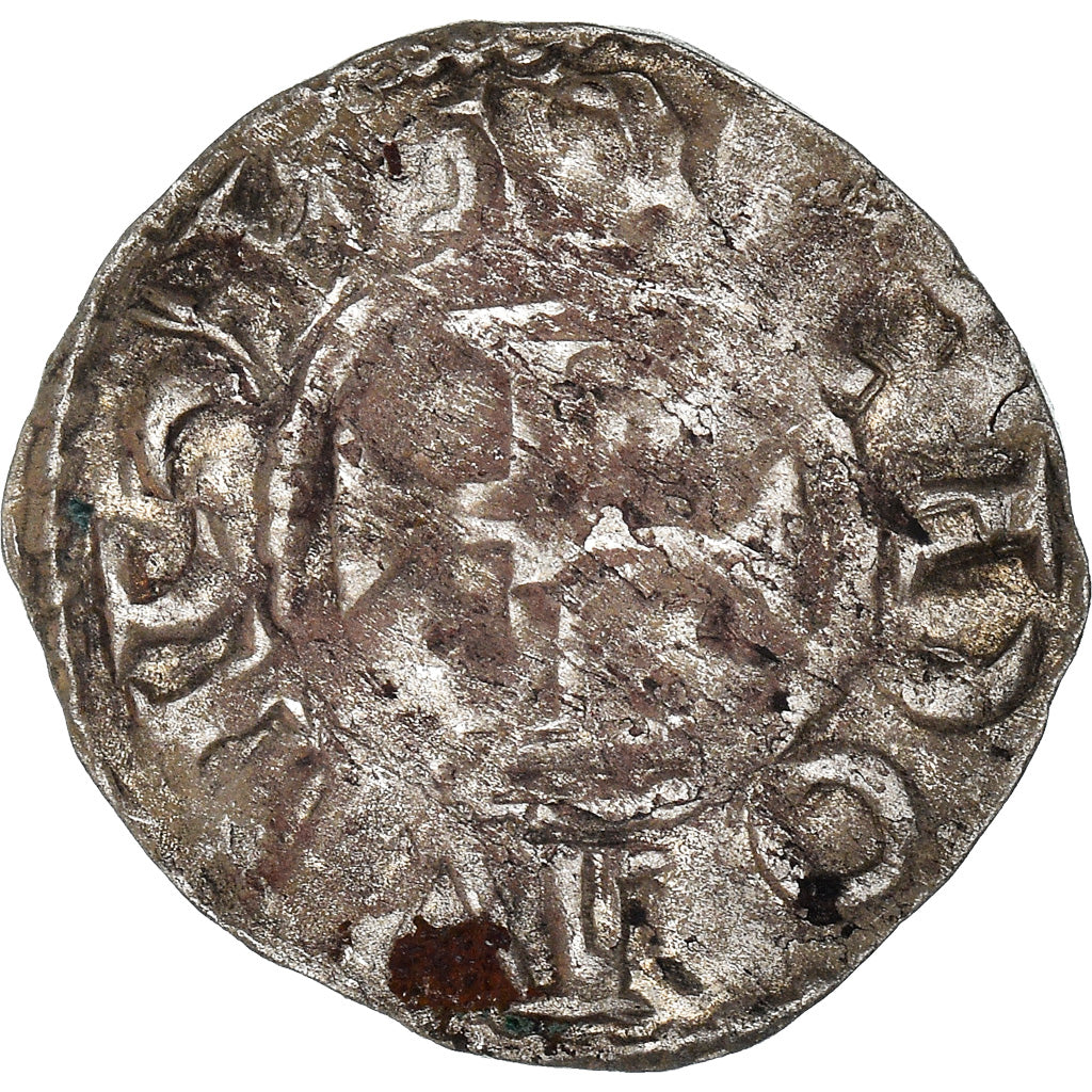 Moneta, Francia, Bretagne, Conan III, Denarius, Rennes, MB+, Argento, Boudeau:23