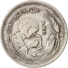 Moneda, Egipto, 5 Piastres, 1978, BC+, Cobre - níquel, KM:478