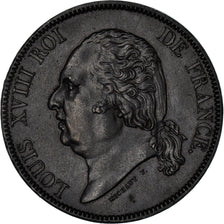 Moeda, França, Louis XVIII, 5 Francs, 1815, Paris, Essai de Michaut, MS(63)