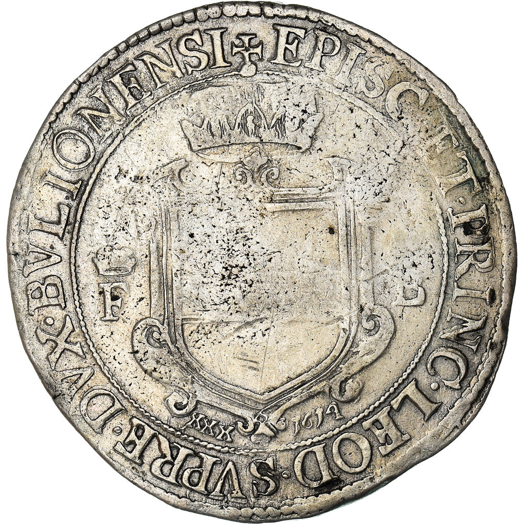 Coin, LIEGE, Ferdinand, Daler Of 30 Patards, 1614, Hasselt, VF(30-35), Silver