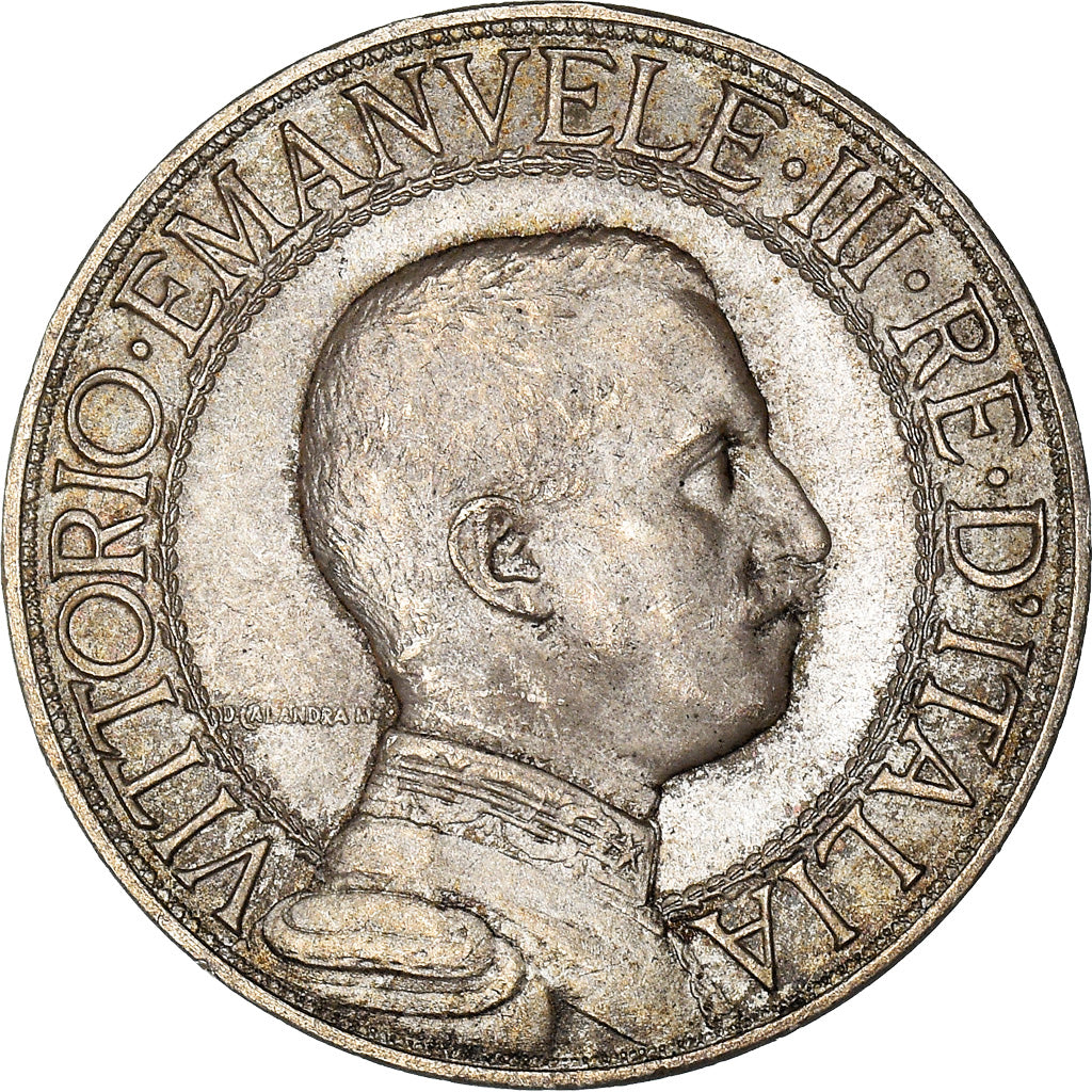 Moneta, Italia, Vittorio Emanuele III, 2 Lire, 1908, Rome, SPL-, Argento, KM:46