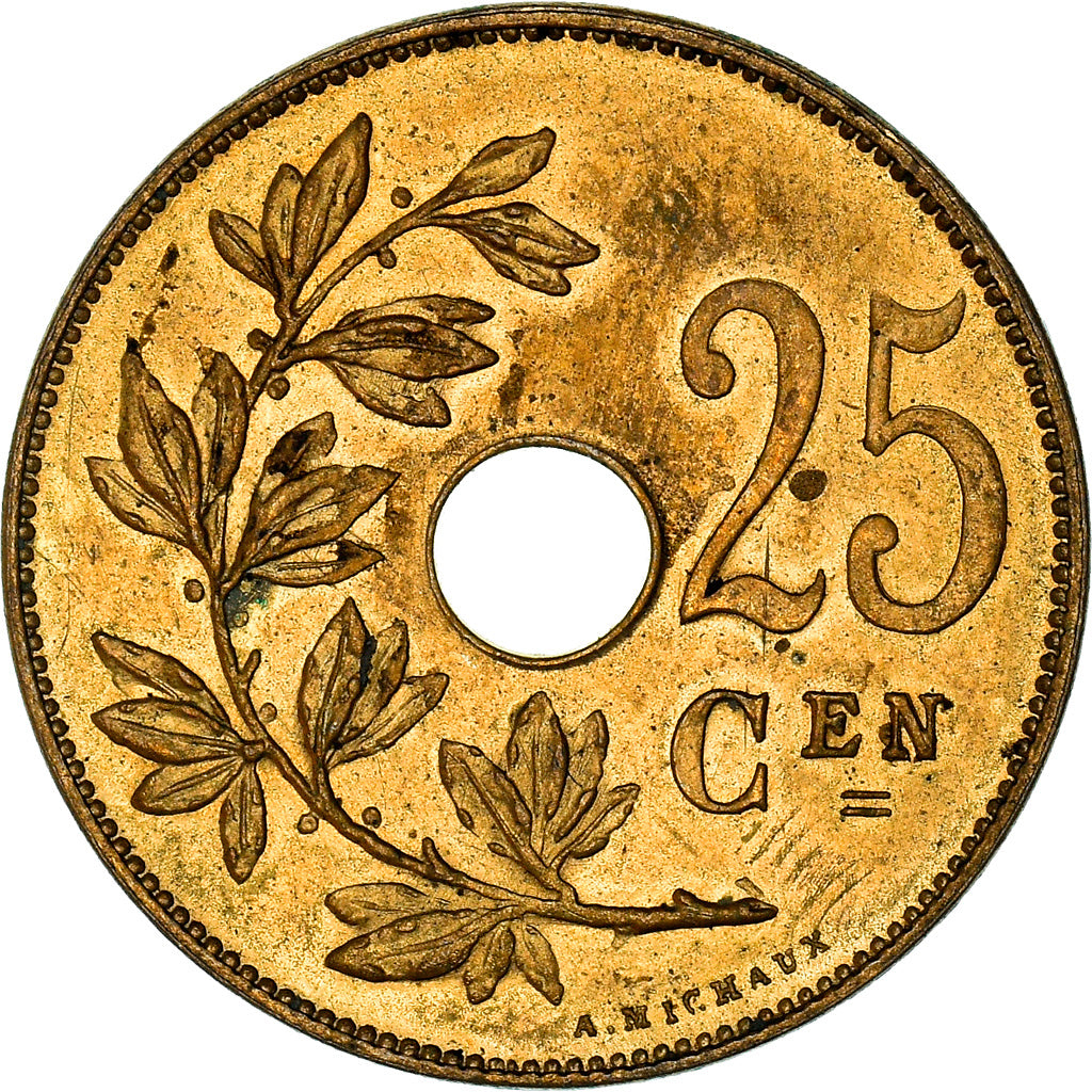 Moneta, Belgio, Michaux, 25 Centimes, 1929, ESSAI, SPL, Bronzo, KM:Pn302