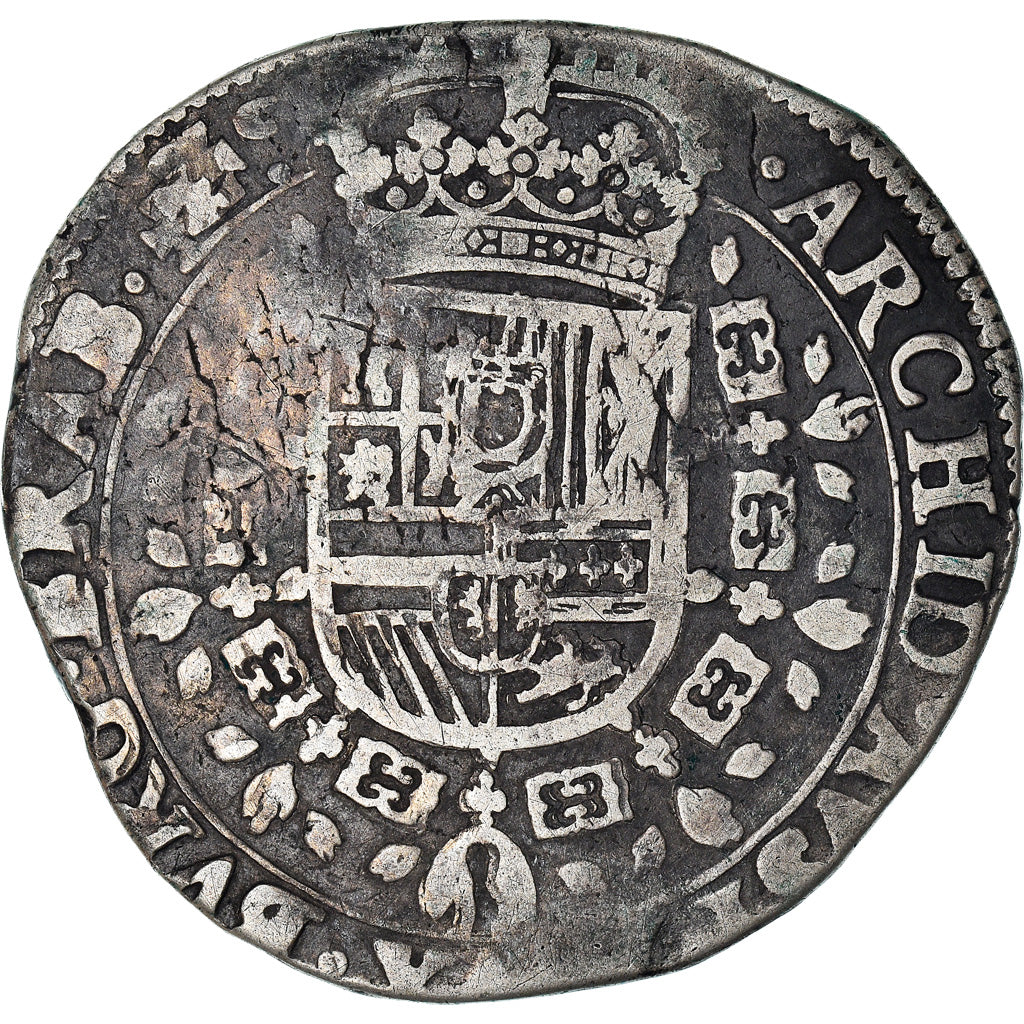 Coin, Spanish Netherlands, BRABANT, Philip IV, 1/2 Patagon, 1623, Antwerp