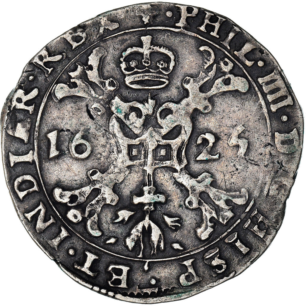 Coin, Spanish Netherlands, Flanders, Philip IV, 1/4 Patagon, 1625, Bruges