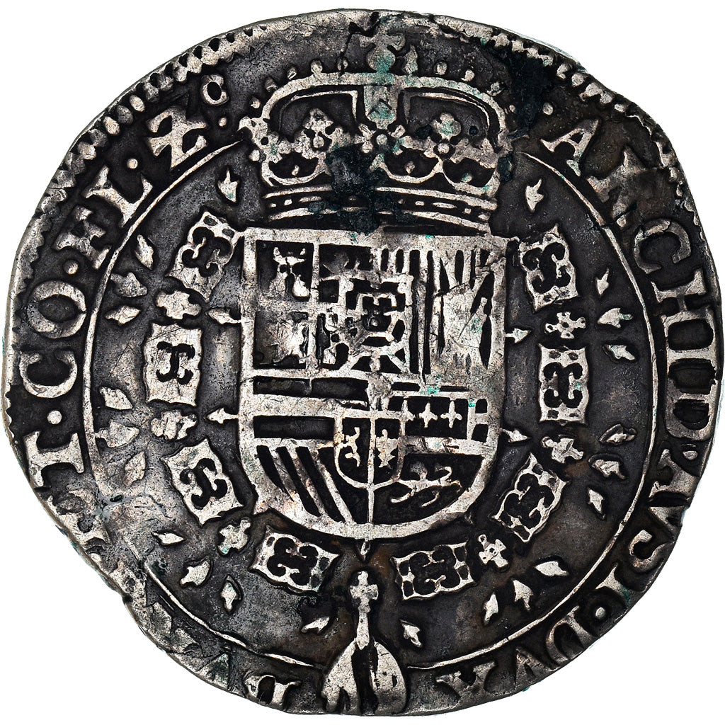 Coin, Spanish Netherlands, Flanders, Philip IV, 1/4 Patagon, 1625, Bruges