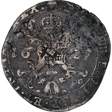 Moeda, Países Baixos Espanhóis, BRABANT, Philip IV, 1/4 Patagon, 1627