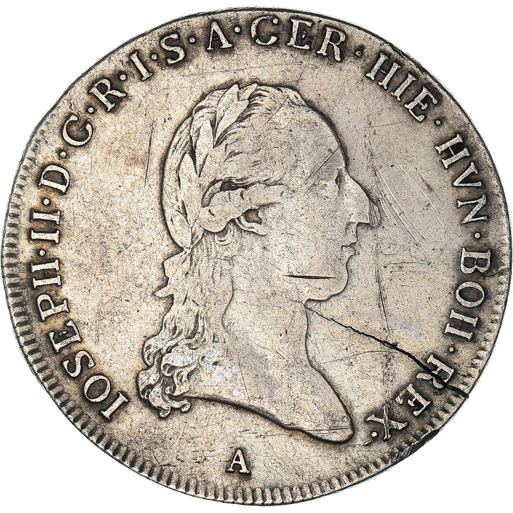 Coin, AUSTRIAN NETHERLANDS, Joseph II, 1/4 Kronenthaler, 1789, Vienna