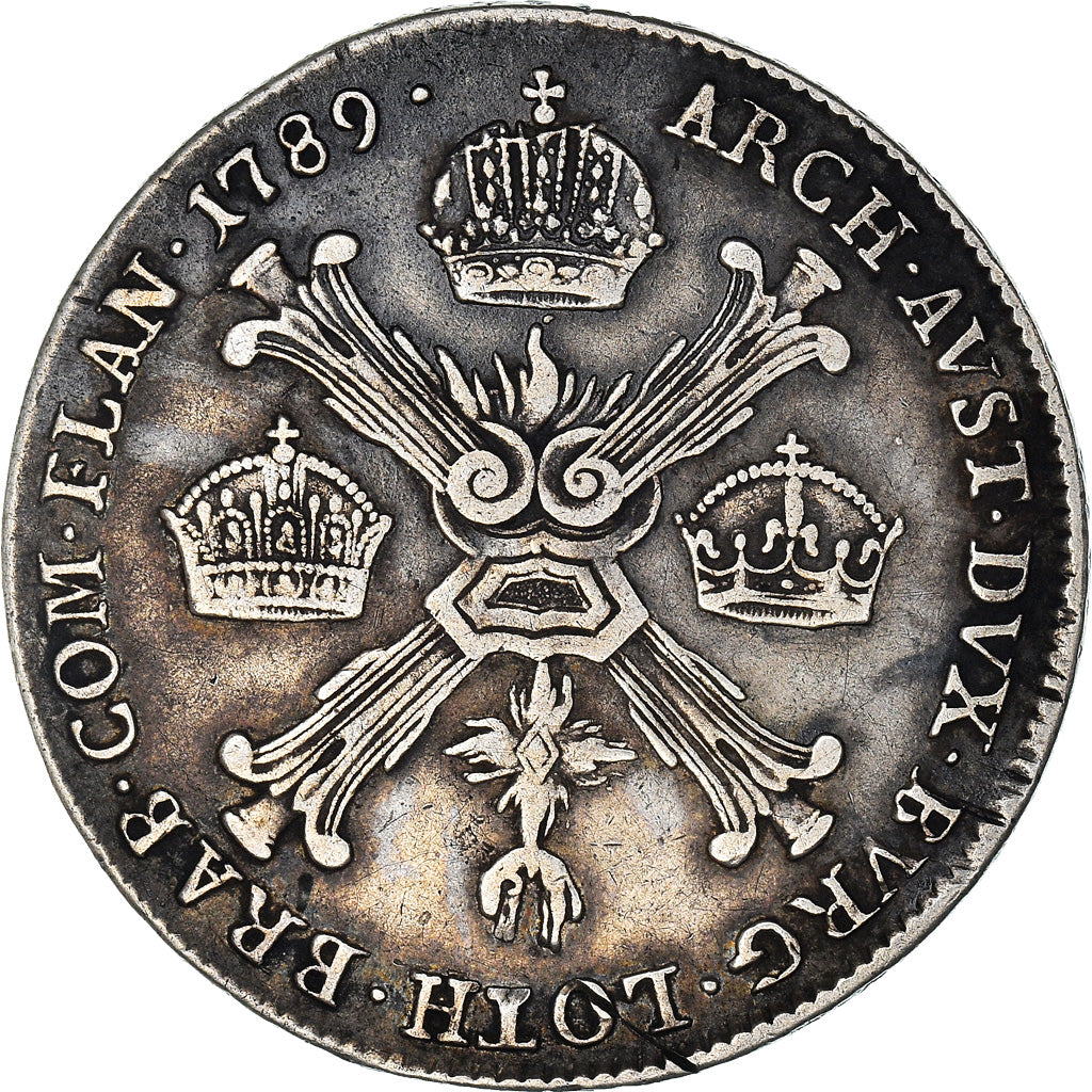 Munten, NEDERLANDS OOSTENRIJK, Joseph II, 1/4 Kronenthaler, 1789, Kremnitz, ZF