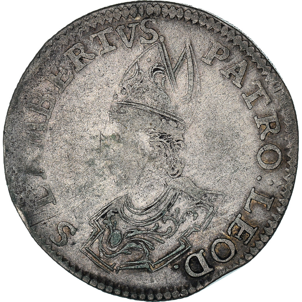 Monnaie, LIEGE, Principalty of Liege, Escalin, 6 Sols, 1724, Liege, Siege