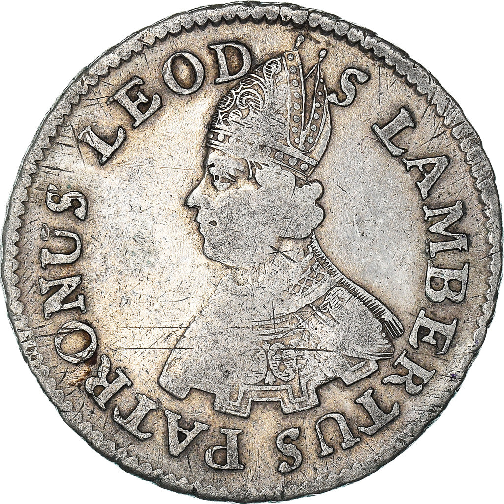 Monnaie, LIEGE, Principalty of Liege, Escalin, 6 Sols, 1771, Liege, Siege