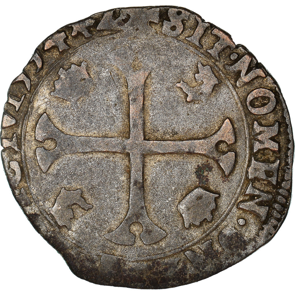 Munten, Frankrijk, Henri IV, Douzain du Dauphiné, 1594, Grenoble, FR+, Billon