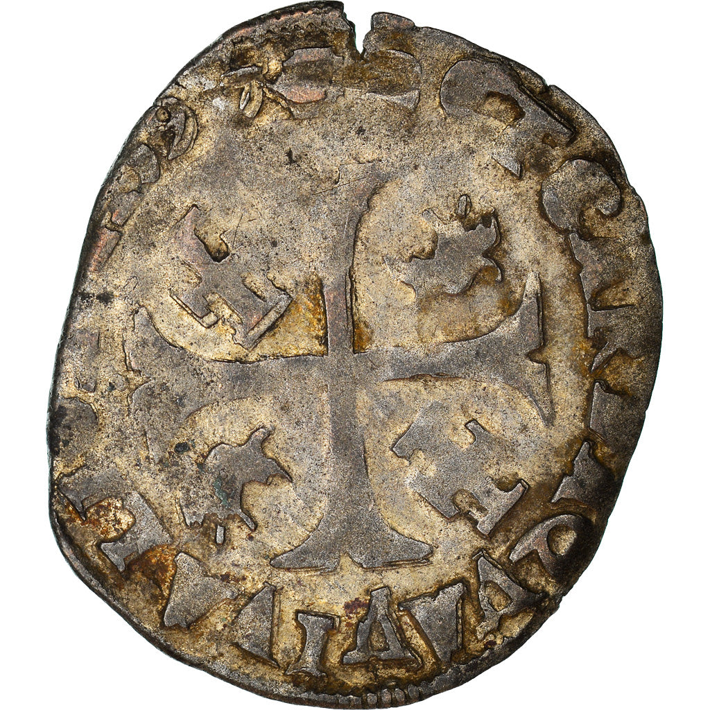 Moeda, França, Comtat-Venaissin, Clément VIII, Douzain, 1599, Avignon