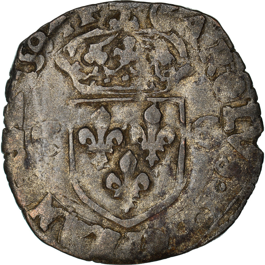 Moneta, Francia, Charles X, Douzain, 1594, Dijon, MB, Biglione, Sombart:4412