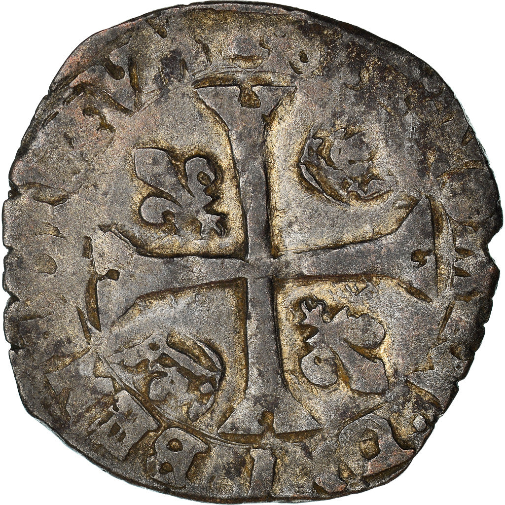 Moneta, Francia, Charles X, Douzain, 1594, Dijon, MB, Biglione, Sombart:4412