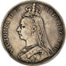 Monnaie, Grande-Bretagne, Victoria, Crown, 1891, Londres, TB+, Argent, KM:765