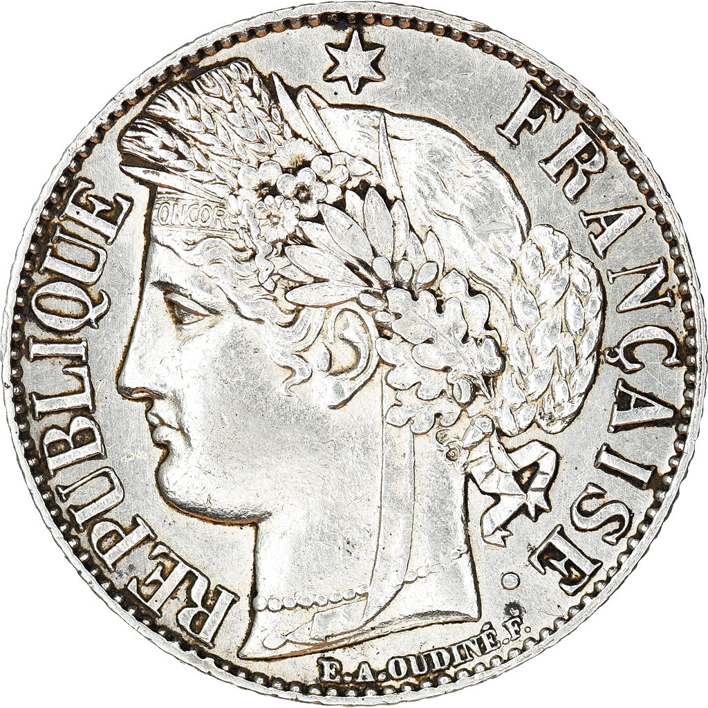 Moneda, Francia, Cérès, Franc, 1888, Paris, EBC, Plata, KM:822.1, Gadoury:465a