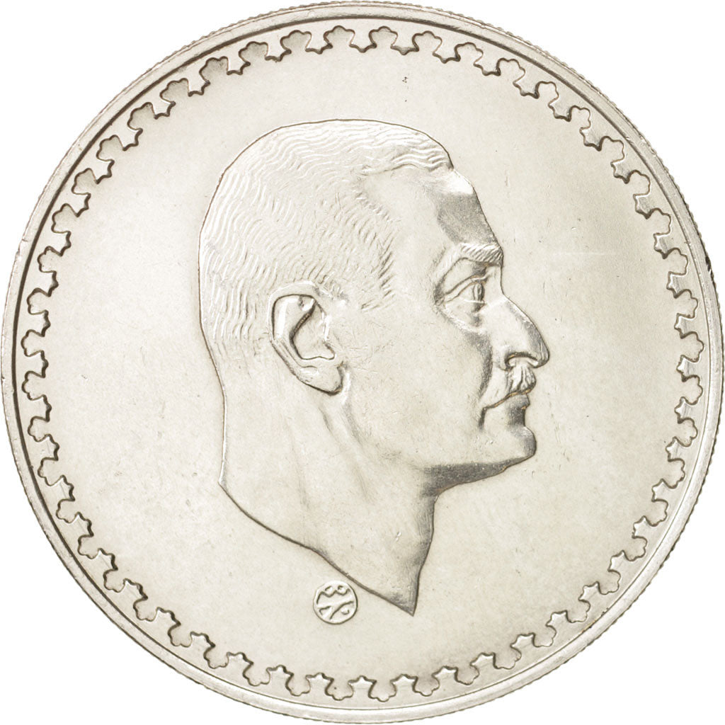 Égypte, Pound, 1970, SUP, Argent, KM:425