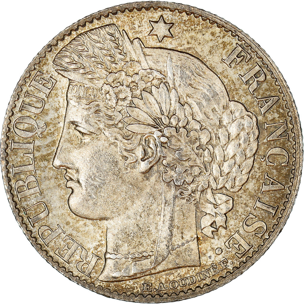 Münze, Frankreich, Cérès, 50 Centimes, 1888, Paris, UNZ, Silber, KM:834.1
