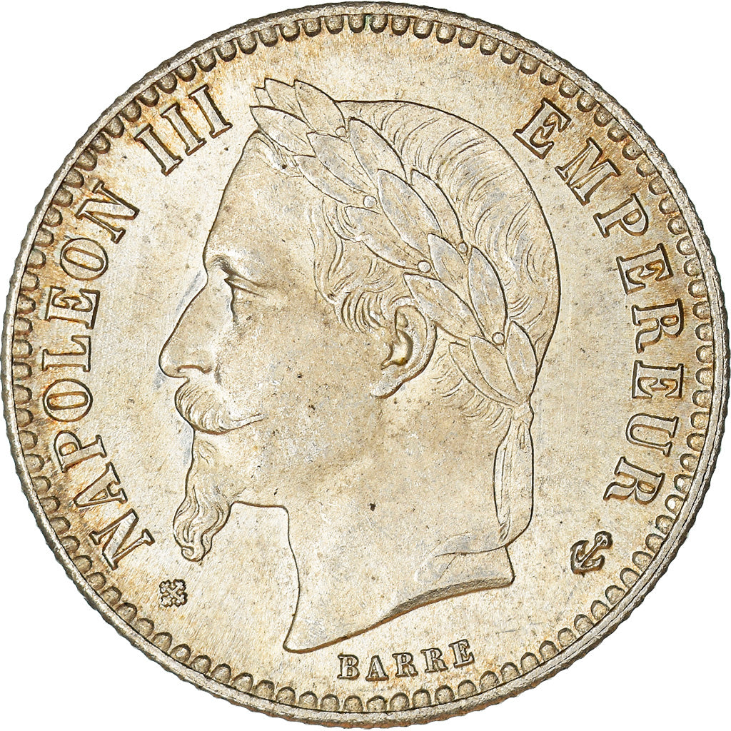 Münze, Frankreich, Napoleon III, Napoléon III, 50 Centimes, 1867, Strasbourg