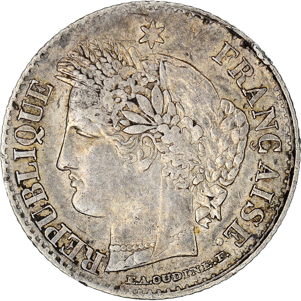 Coin, France, Cérès, 20 Centimes, 1850, Paris, EF(40-45), Silver, KM:758.1