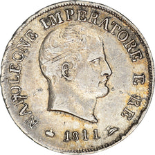 Münze, Italien Staaten, KINGDOM OF NAPOLEON, Napoleon I, 10 Soldi, 1811, Milan