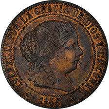 Monnaie, Espagne, Isabel II, 5 Centimos, 1868, Barcelona, TTB+, Cuivre, KM:635.5