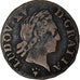 Moneda, Francia, Louis XV, Liard, 1770, Reims, BC+, Cobre, KM:543.9, Gadoury:272