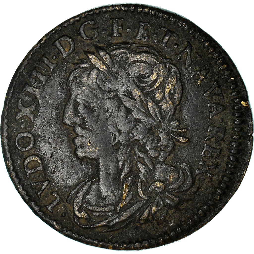 France, Token, Louis XIII, Ardennes, Fabrique de Jetons de Sedan, 1643