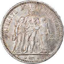 Coin, France, Hercule, 5 Francs, 1873, Paris, EF(40-45), Silver, KM:820.1