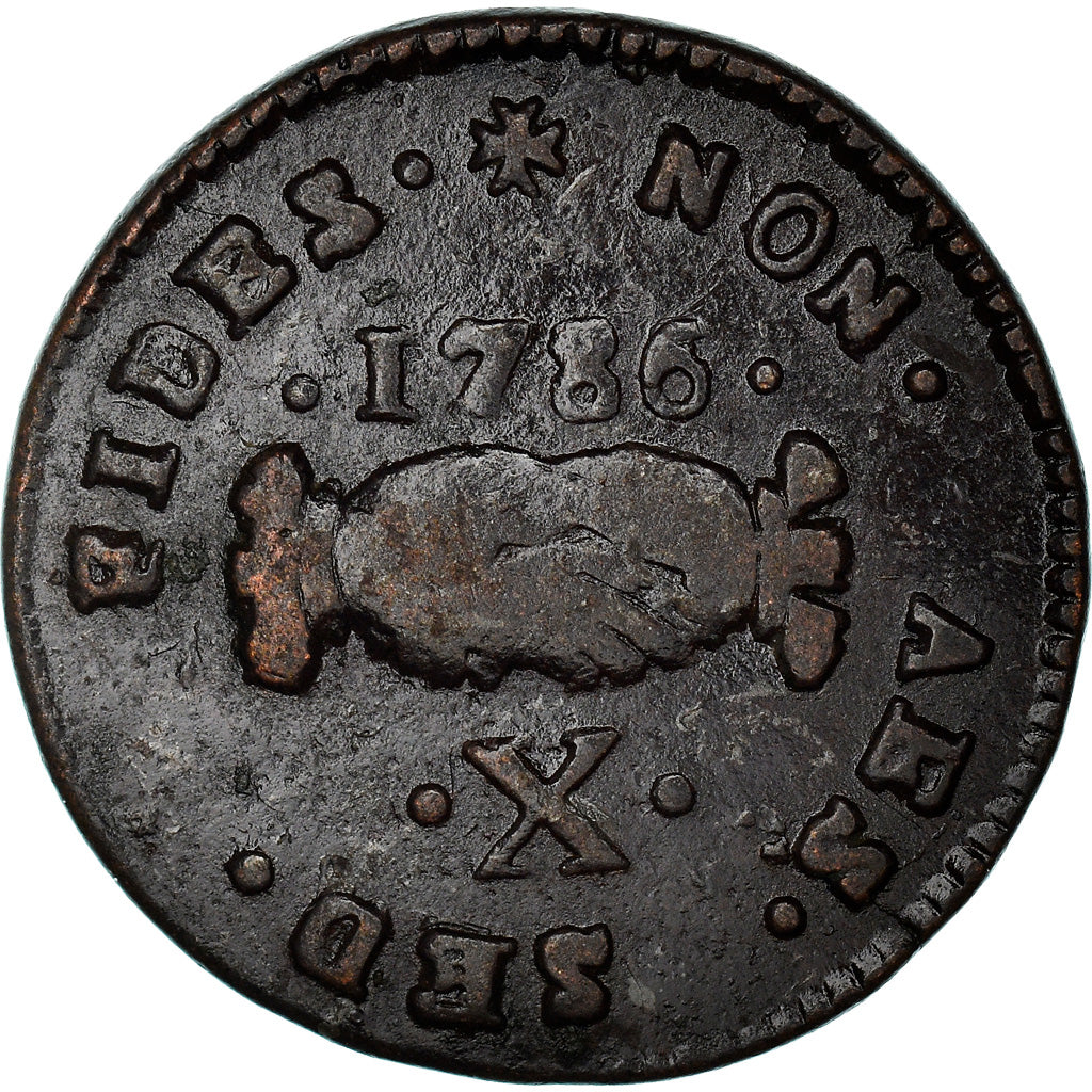 Monnaie, MALTA, ORDER OF, Emmanuel de Rohan, X (10) Grani, Carlino, 1786, TB+