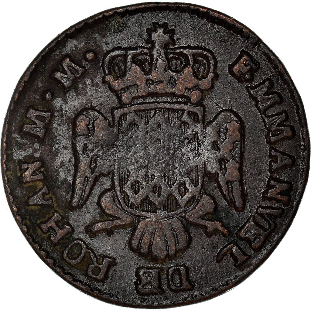 Monnaie, MALTA, ORDER OF, Emmanuel de Rohan, X (10) Grani, Carlino, 1786, TB+