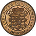 Coin, Luxembourg, William III, 10 Centimes, 1854, Utrecht, MS(63), Bronze