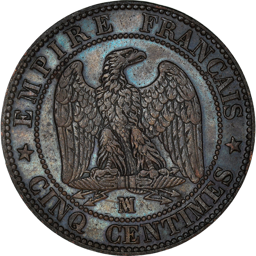 Coin, France, Napoleon III, Napoléon III, 5 Centimes, 1854, Marseille