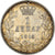 Moneta, Serbia, Peter I, Dinar, 1915, Paris, AU(55-58), Srebro, KM:25.3