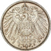 Coin, GERMANY - EMPIRE, Wilhelm II, Mark, 1912, Stuttgart, AU(55-58), Silver
