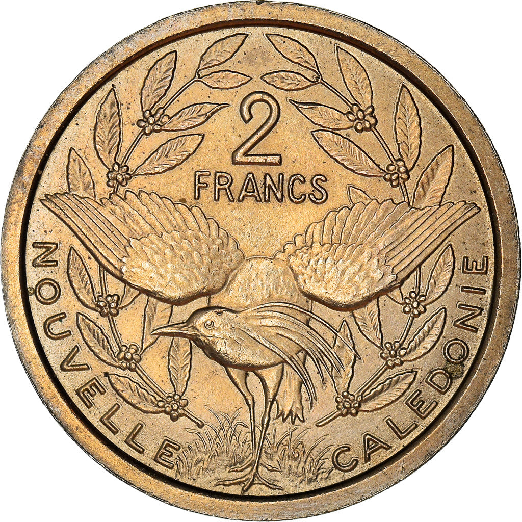 Coin, New Caledonia, 2 Francs, 1949, Paris, ESSAI, MS(60-62), Nickel-Bronze