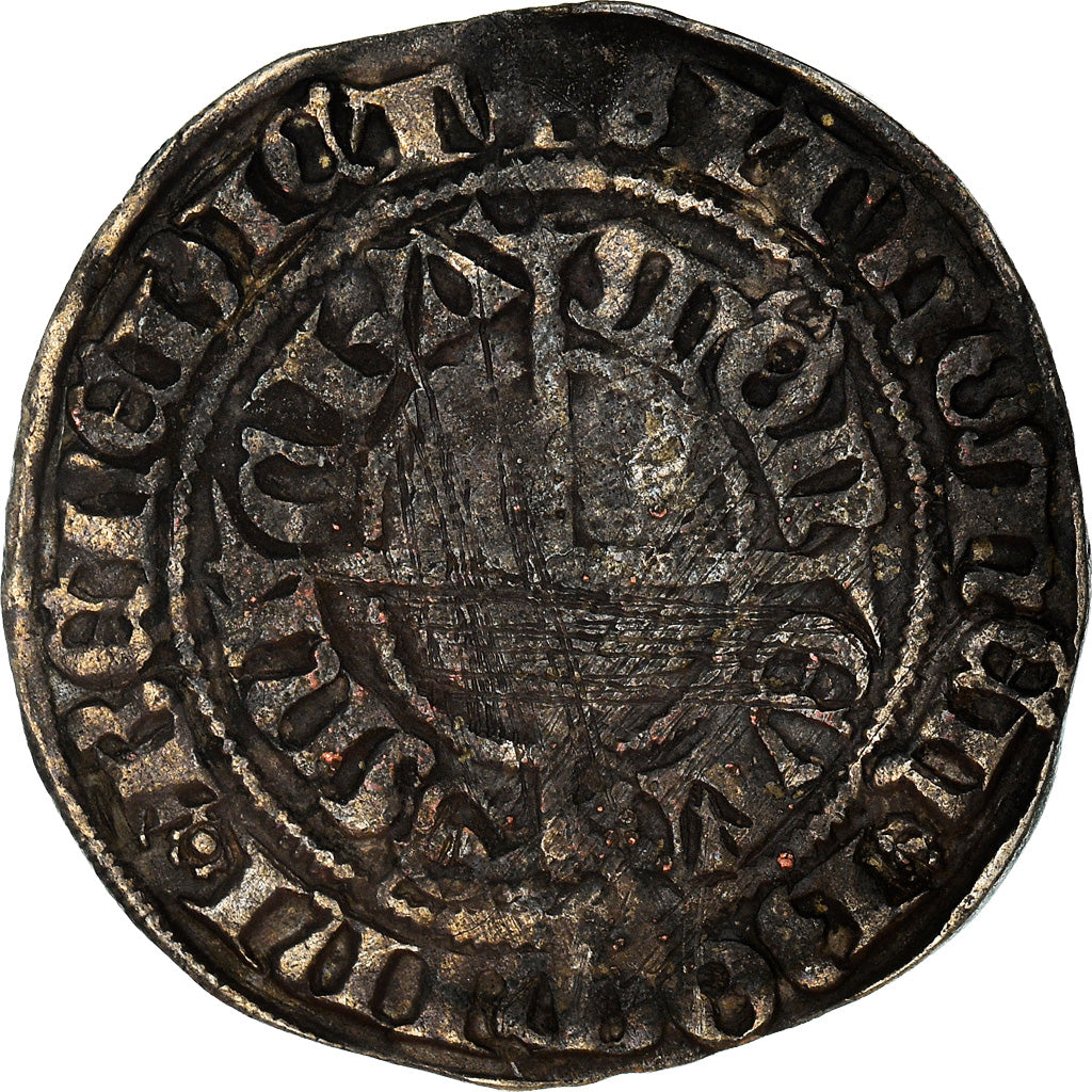 Moneda, Francia, LORRAINE, René Ier d'Anjou, Gros, 1422-1431, Saint-Mihiel